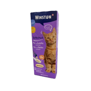 تشویقی گربه وینستون مدل بستنی مرغ و ماهی وزن 120 گرم