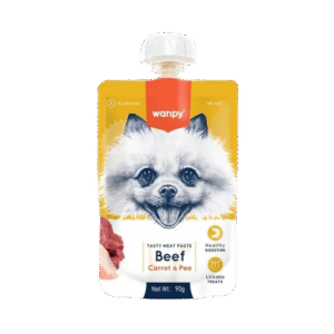 پودینگ سگ ونپی مدل Beef با طعم بیف گوشت گاو وزن 90 گرم